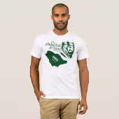 saudi - arabië - koning abdulaziz t-shirt (Voorkant volledig)