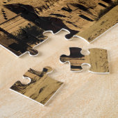 Saudi-Arabië, locatie Madain Saleh, oud 2 Legpuzzel (Zijkant)