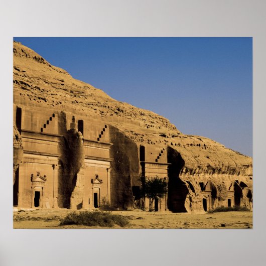 Saudi-Arabië, locatie Madain Saleh, oud 2 Poster (Voorkant)