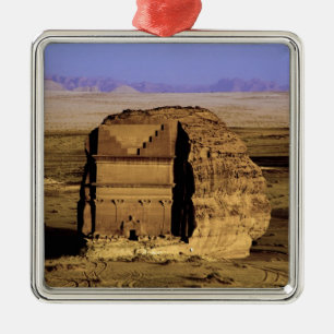 Saudi-Arabië, locatie van Madain Saleh, oud Metalen Ornament