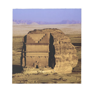 Saudi-Arabië, locatie van Madain Saleh, oud Notitieblok