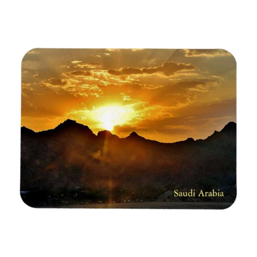 Saudi-Arabië Magneet (Horizontaal)