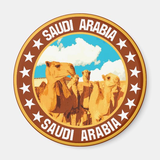 Saudi-Arabië Magneet (Voorkant)