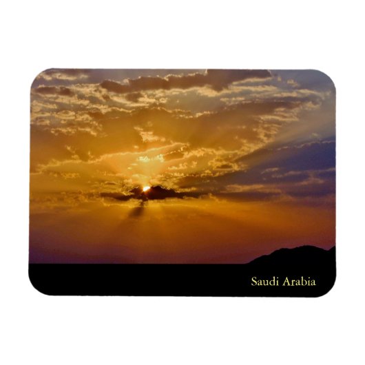Saudi-Arabië Magneet (Horizontaal)