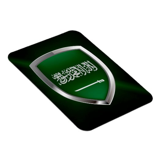 Saudi-Arabië Metallic Embleem Magneet (Rechterzijde)