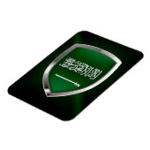Saudi-Arabië Metallic Embleem Magneet (Linkerzijde)