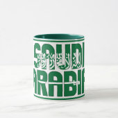 Saudi-Arabië Nationaal Vlag Patriottisch Koffie Mok (Midden)