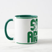 Saudi-Arabië Nationaal Vlag Patriottisch Koffie Mok (Links)