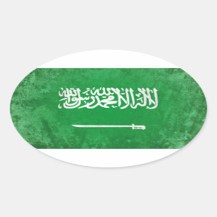 Saudi-Arabië Ovale Sticker