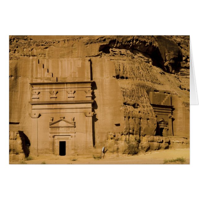Saudi-Arabië, plaats Madain Saleh, oud 3 (Voorkant Horizontaal)