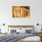 Saudi-Arabië, plaats Madain Saleh, oud 3 Canvas Afdruk (Insitu (Slaapkamer))