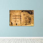 Saudi-Arabië, plaats Madain Saleh, oud 3 Canvas Afdruk (Insitu (Houten vloer))