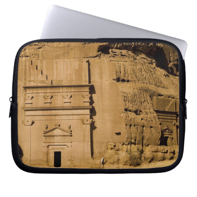 Saudi-Arabië, plaats Madain Saleh, oud 3 Laptop Sleeve (Voorkant)