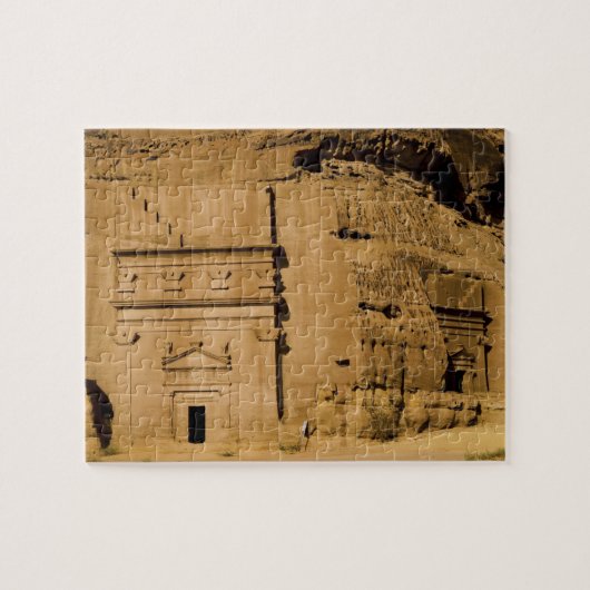 Saudi-Arabië, plaats Madain Saleh, oud 3 Legpuzzel (Horizontaal)