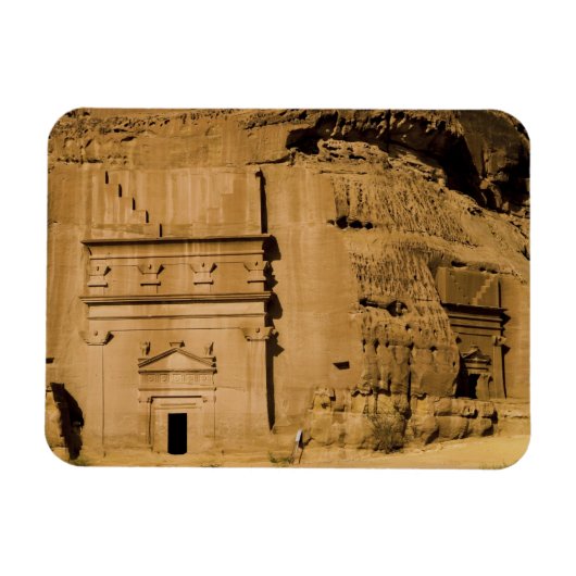 Saudi-Arabië, plaats Madain Saleh, oud 3 Magneet (Horizontaal)