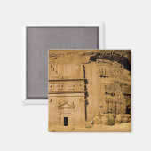 Saudi-Arabië, plaats Madain Saleh, oud 3 Magneet (Voorkant / Achterkant)