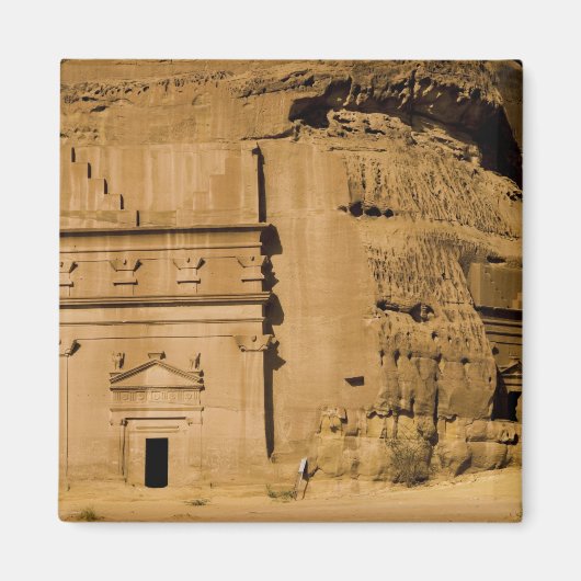 Saudi-Arabië, plaats Madain Saleh, oud 3 Magneet (Voorkant)