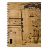 Saudi-Arabië, plaats Madain Saleh, oud 3 Notitieboek (Voorkant)