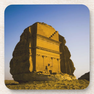 Saudi-Arabië, plaats Madain Saleh, oud 4 Bier Onderzetter