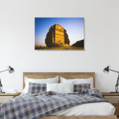 Saudi-Arabië, plaats Madain Saleh, oud 4 Canvas Afdruk (Insitu (Slaapkamer))