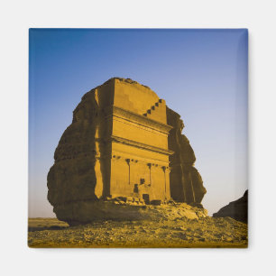 Saudi-Arabië, plaats Madain Saleh, oud 4 Magneet