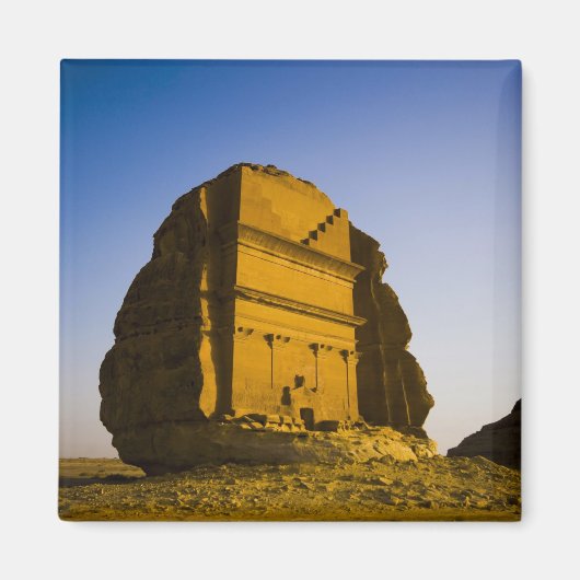 Saudi-Arabië, plaats Madain Saleh, oud 4 Magneet (Voorkant)