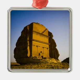 Saudi-Arabië, plaats Madain Saleh, oud 4 Metalen Ornament