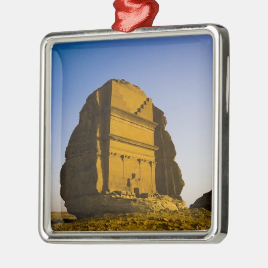 Saudi-Arabië, plaats Madain Saleh, oud 4 Metalen Ornament (Links)