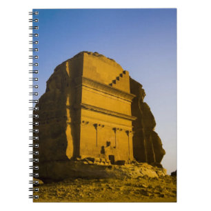 Saudi-Arabië, plaats Madain Saleh, oud 4 Notitieboek