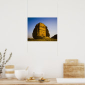 Saudi-Arabië, plaats Madain Saleh, oud 4 Poster (Keuken)