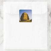 Saudi-Arabië, plaats Madain Saleh, oud 4 Vierkante Sticker (Tas)