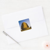 Saudi-Arabië, plaats Madain Saleh, oud 4 Vierkante Sticker (Envelop)
