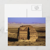 Saudi-Arabië, plaats Madain Saleh, oud Briefkaart (Voorkant / Achterkant)