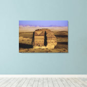 Saudi-Arabië, plaats Madain Saleh, oud Canvas Afdruk (Insitu (Houten vloer))