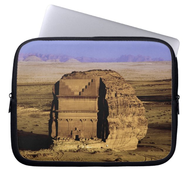 Saudi-Arabië, plaats Madain Saleh, oud Laptop Sleeve (Voorkant)