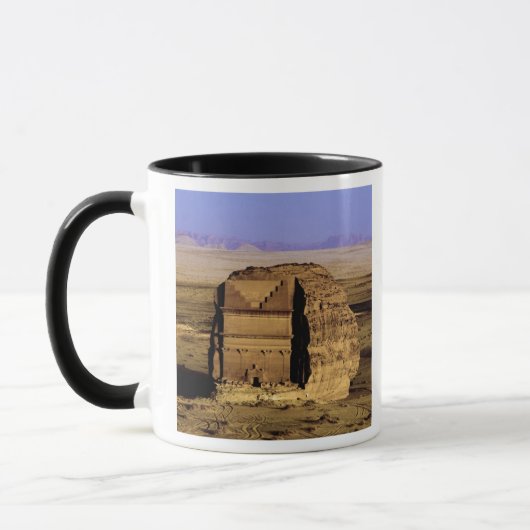 Saudi-Arabië, plaats Madain Saleh, oud Mok (Links)