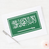 Saudi-Arabië Rechthoekige Sticker (Envelop)