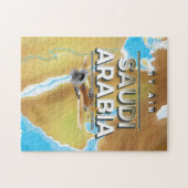  Saudi-Arabië reisposter Legpuzzel (Horizontaal)