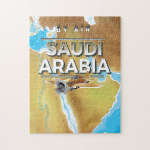  Saudi-Arabië reisposter Legpuzzel