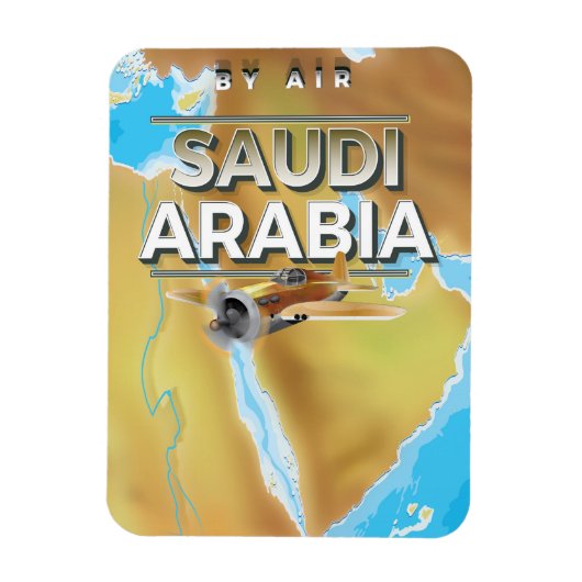  Saudi-Arabië reisposter Magneet (Verticaal)