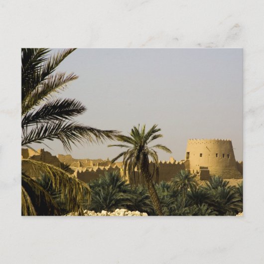 Saudi-Arabië, Riyad, Al-Diriya, oude stad Saud Briefkaart (Voorkant)