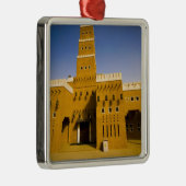 Saudi-Arabië, Riyad, moskee van Al Diriya Metalen Ornament (Rechts)