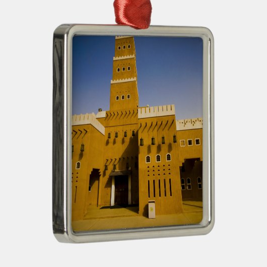 Saudi-Arabië, Riyad, moskee van Al Diriya Metalen Ornament (Rechts)