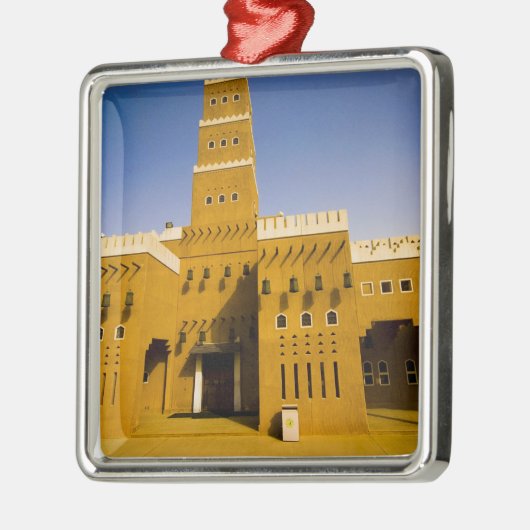 Saudi-Arabië, Riyad, moskee van Al Diriya Metalen Ornament (Links)