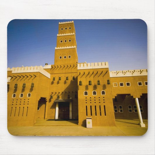 Saudi-Arabië, Riyad, Moskee van Al Diriya Muismat (Voorkant)