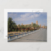 Saudi-Arabië - Riyad - Op weg Briefkaart (Voorkant / Achterkant)