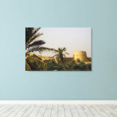 Saudi-Arabië, Riyad, oude stad Al-Diriya van Saud Canvas Afdruk (Insitu (Houten vloer))