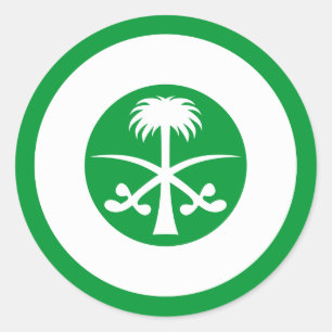 Saudi-Arabië Roundel Ronde Sticker