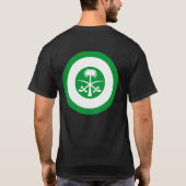 Saudi-Arabië Roundel T-shirt (Achterkant)