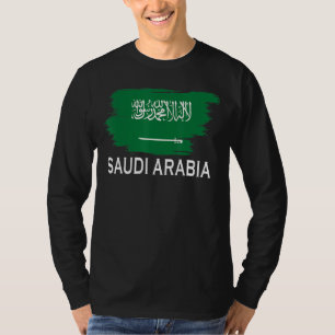 Saudi-Arabië: Saoedi-Arabische vlag voor mannen Ki T-shirt